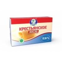 Масло Березка Крестьянское сливочное 72,6% 200г*40 Березовский СК